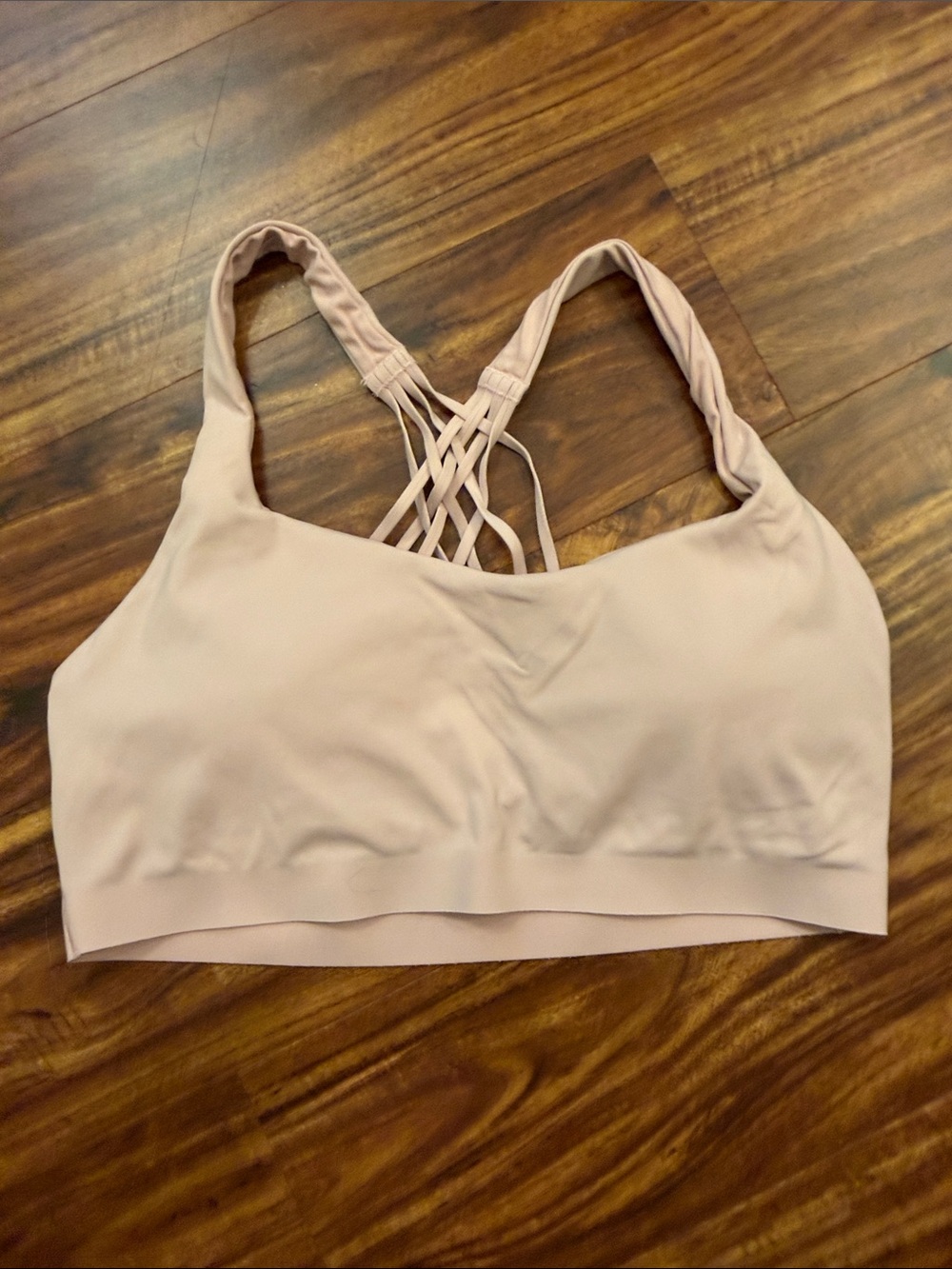 Lululemon Seamless Strappy Back Bralette - Blush